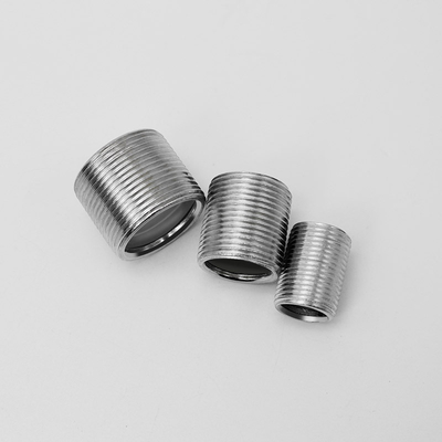 Hollow Full Thread External Joint 304 316 SS / Zinc Plated CS NPT/G/Metric