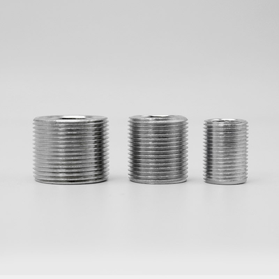 Hollow Full Thread External Joint 304 316 SS / Zinc Plated CS NPT/G/Metric