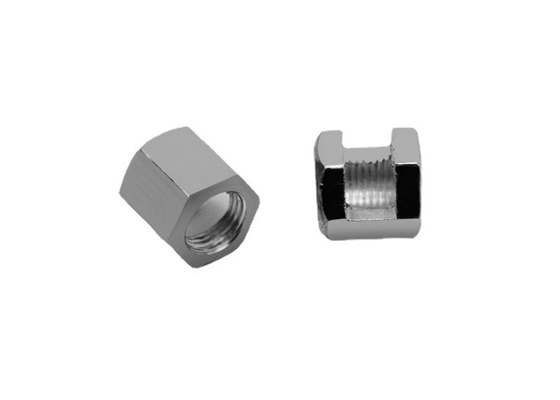 GB6178 Side Hexagon Slotted Nut For Lighting Fixtures / Furniture