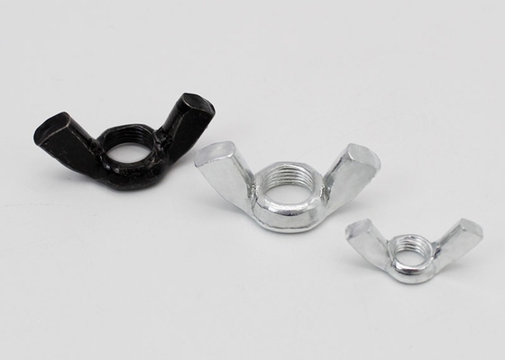 Galvanized Carbon Steel Wing Nut Fastener With Double Wing Handles