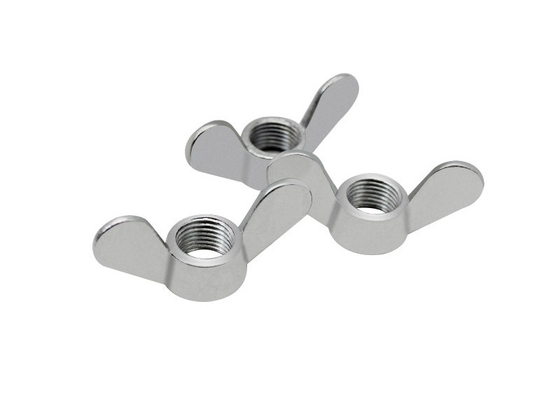 Zinc Alloy Wing Nuts And Bolts , Wing Nut Screw GB62 Standard