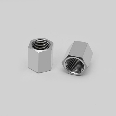 GB52 Zinc Plating Threaded Connector Nut , Hexagonal Joint Nut For Connection / Fixation