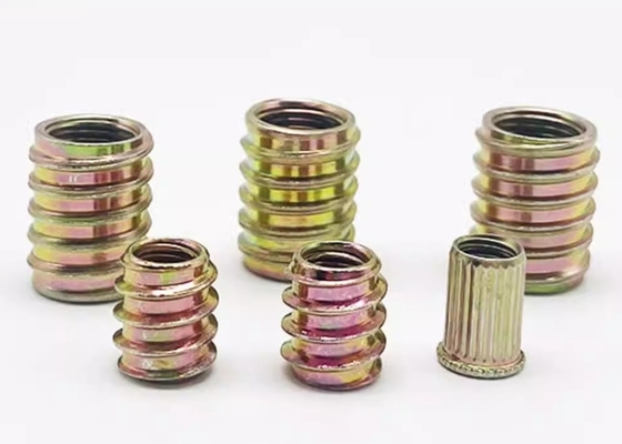 Through Hole Hex Socket Internal External Thread Nut For Fastening Lighting / Furniture