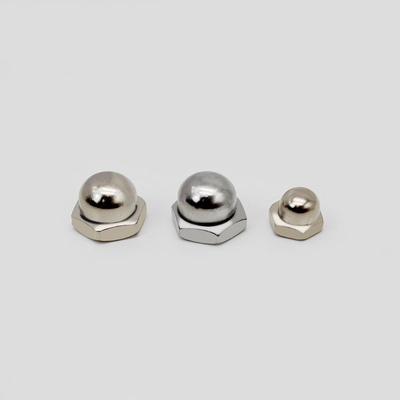 DIN 985 Carbon Steel Cap Nuts Hex Base Dome Top Bolts For Protection Aesthetics