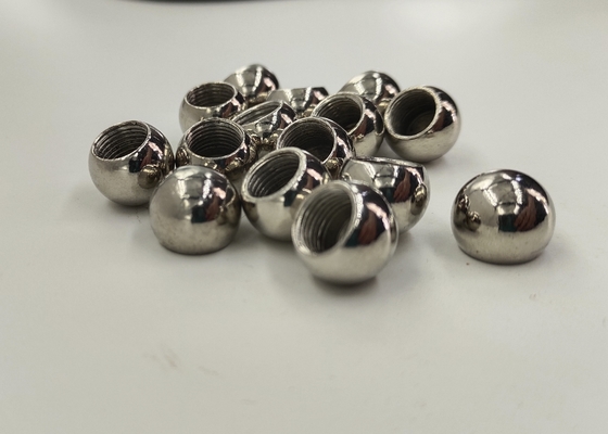 M3 Threaded Carbon Steel Ball , Custom Carbon Steel Sphere For Industrial