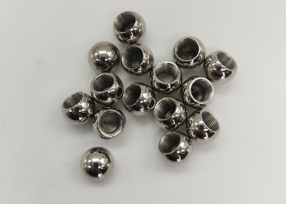 M3 Threaded Carbon Steel Ball , Custom Carbon Steel Sphere For Industrial