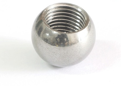 Strong M5 Threaded Steel Balls 0.8mm Pitch Customizable Size