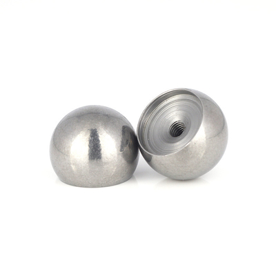 M6 Threaded Carbon Steel Ball For Industrial Equipment / Automotive