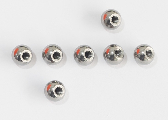 M6 Threaded Carbon Steel Ball For Industrial Equipment / Automotive
