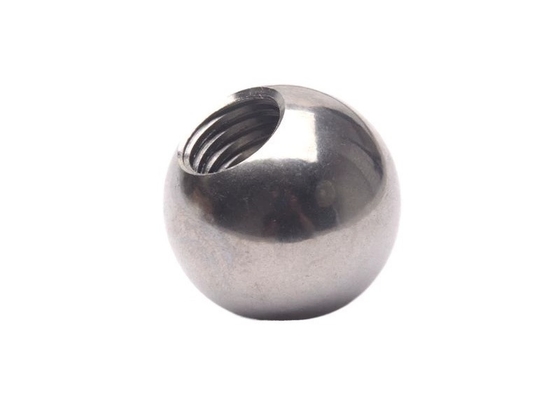 High Precision M10 Threaded Steel Balls , Construction Carbon Steel Sphere