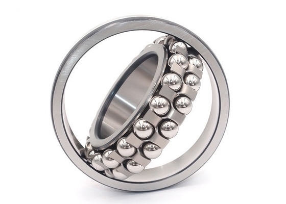 1309 Self Aligning Double Row Ball Bearing Low Friction For Textile Machinery